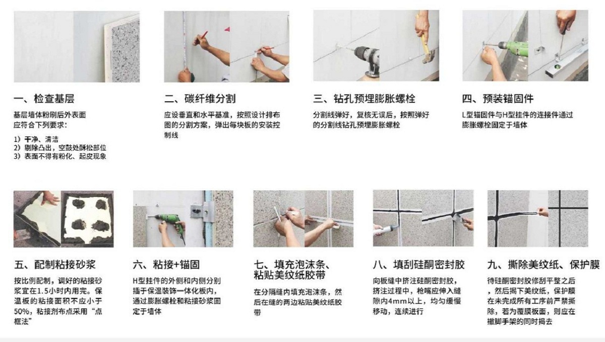 尤特森巖棉外墻保溫一體板