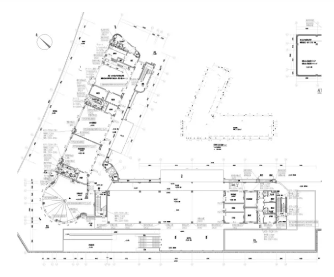 首層空調(diào)通風(fēng)防排煙平面圖